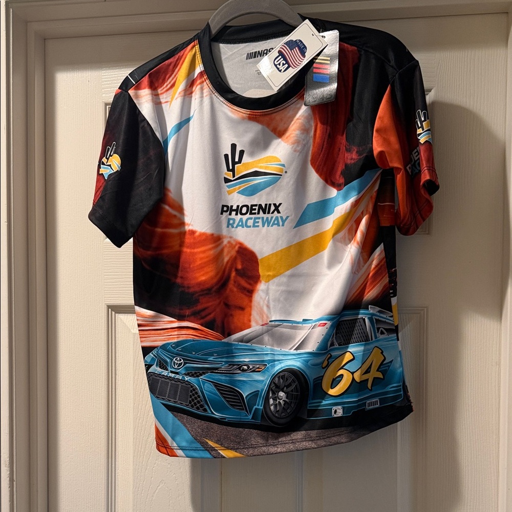 Nascar Phoenix Raceway Kids T-Shirt - Red, Blue, Black